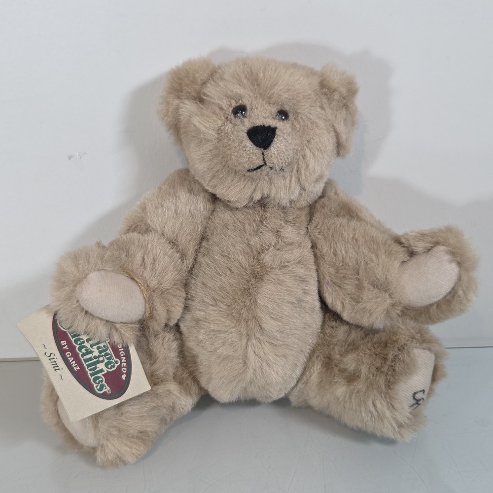 Ganz Cottage Collectibles SIMI 6" Jointed Plush Tan Bear Stuffed Animal